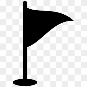 Flag Spot - Golf Flag Silhouette, HD Png Download - spot png