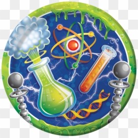 Mad Scientist Party Supplies Uk , Png Download - Mad Scientist Paper Plates, Transparent Png - mad scientist png