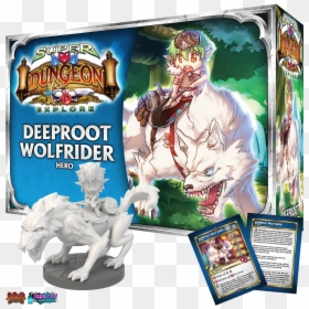 Deeproot Wolf Rider, HD Png Download - anime wolf png