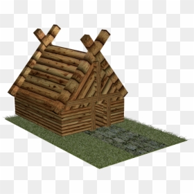 Wooden House 3d Render, 3drender, House, Isolated, - 3d Huts Transparent, HD Png Download - wooden png