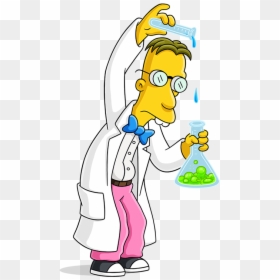 Professor Frink - Profesor Frink Los Simpsons, HD Png Download - mad scientist png