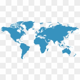 Flat World Map Transparent, HD Png Download - thailand map png