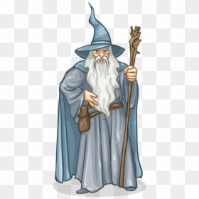 Halfling Dwarf White Elf - Transparent Wizard Png, Png Download - wizard.png