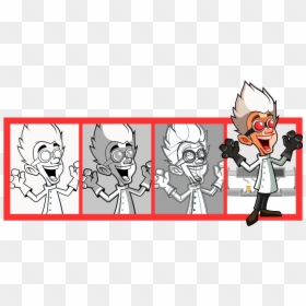 Cartoon, HD Png Download - mad scientist png