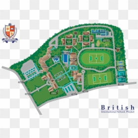 British International School Phuket Football Field, HD Png Download - thailand map png