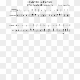 Sheet Music, HD Png Download - martillo png