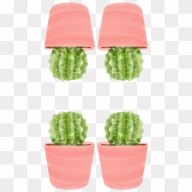 Flowerpot, HD Png Download - watercolor cactus png