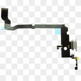 Iphone Xs Max Silver Charging Port Flex Cable - Iphone Xs Max Charging Flex, HD Png Download - iphone charger png
