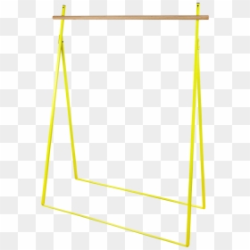 Yaco Studio Clothing Rack Yellow Yourhanger - Swing, HD Png Download - clothing rack png