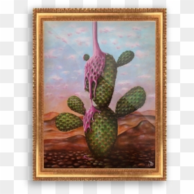 Barbary Fig, HD Png Download - watercolor cactus png