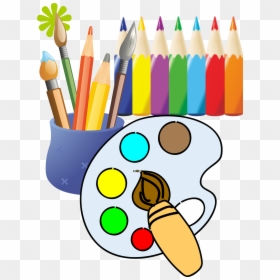 Paint Tools Cliparts - Painting And Drawing Clipart, HD Png Download - tools clipart png