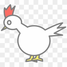 Transparent Chicken Icon Png - Cartoon, Png Download - chicken icon png