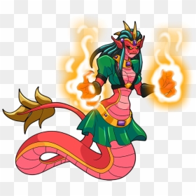 Naga Fire Wizard - Cartoon, HD Png Download - wizard.png