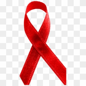 World Aids Day Png Hd - Red Ribbon Png Hd Hiv, Transparent Png - aids ribbon png