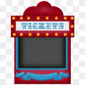 Transparent Ticket Booth Clipart - Ticket Booth Clipart, HD Png Download - blank movie ticket png