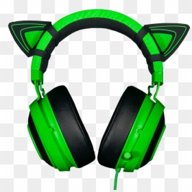 Transparent Kitty Ears Png - Razer Kitty Green Headsets, Png Download - neko ears png
