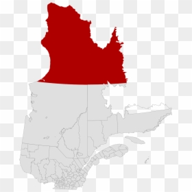 Blank Map Of Quebec, HD Png Download - canada map png