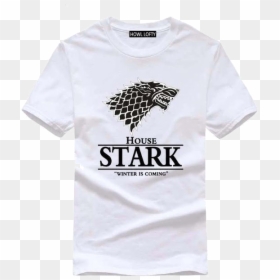 Game Of Thrones Stark T Shirt - Franz Josef T Shirt, HD Png Download - russel westbrook png