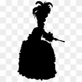 18th Century Silhouette Clipart , Png Download - Silhouette 18th Century, Transparent Png - fashion silhouette png