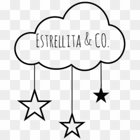 Estrellita & Co - Moon And Stars Drawing, HD Png Download - estrellitas png