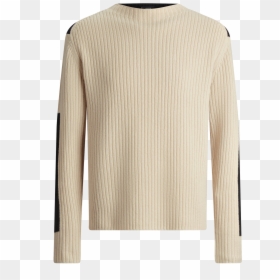 Joseph, Rib Sweater Soft Wool Knitwear, In Latte - Cardigan, HD Png Download - fashion silhouette png