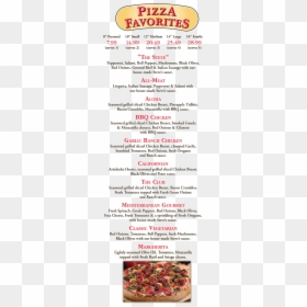 Mr Steve's Pizza Menu, HD Png Download - pizza steve png
