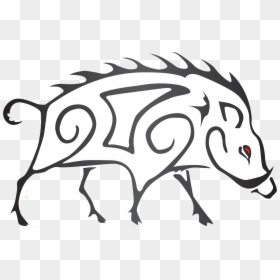 Recherche Google Sanglier Pinterest - Easy Drawings Of A Boar, HD Png Download - boar png