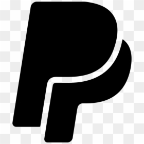 Paypal Logo Png Svg - Transparent Paypal Logo Black And White, Png Download - icono persona png