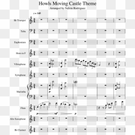 Marianas Trench Masterpiece Theatre 3 Sheet Music, HD Png Download - howl's moving castle png