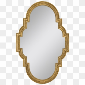 Gold Stellar Mirror - Decorative Gold Oval Mirror, HD Png Download - gold mirror png