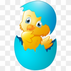 Chicken Clipart Blue - Chick Hatching Cartoon, HD Png Download - pizza steve png