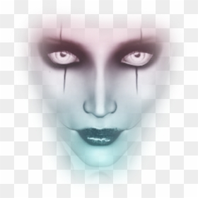 #face #scary #mask #gradient - Scary Stickers On Picsart, HD Png Download - horror face png