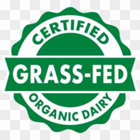 The Green And White Certified Grass-fed Organic Dairy - Usda Certified Grass Fed, HD Png Download - certified stamp png