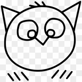 Owl Horror Evil Spooky Night Bird - Circle, HD Png Download - horror face png