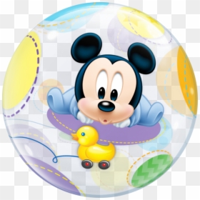 Mickey Baby Bubble, HD Png Download - baby mickey mouse png