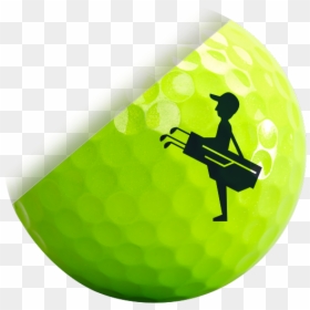 Neon Lime Vice Balls, HD Png Download - golfer silhouette png