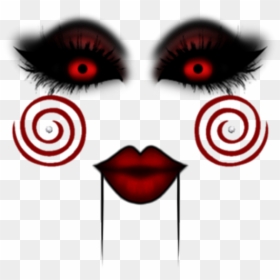 Transparent Horror Clipart - Saw Makeup Png, Png Download - horror face png