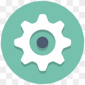 Clip Art Svg Ubisafe Filecircleiconsgearsvg Wikimedia - Gear Flat Icon Png, Transparent Png - gear.png