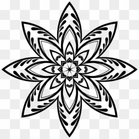Drawing Geometric Star Transparent Png Clipart Free - Geometric Pattern Drawing Flowers, Png Download - bethlehem star png