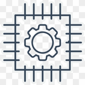 Abstract Gear, HD Png Download - manufacturing icon png