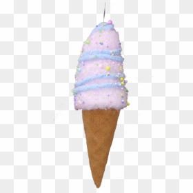 12 - Ice Cream Cone, HD Png Download - pink swirls png