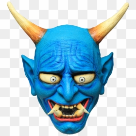 Oni Demon Blue Mask"  Class= - Blue Oni Mask, HD Png Download - oni mask png