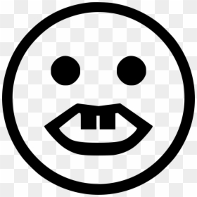 Ugly Smile Smiley Horror - Gravely Brewing Logo, HD Png Download - horror face png