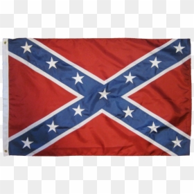 Flag Confederate Png - Embroidered Confederate Flag, Transparent Png - rebel flag png