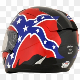 Rebel Flag Racing Helmets, HD Png Download - rebel flag png