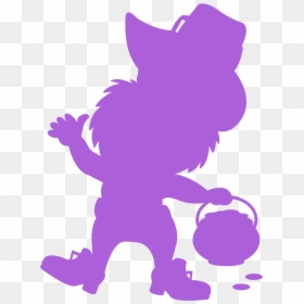 Purple Leprechaun, HD Png Download - mermaid tail silhouette png