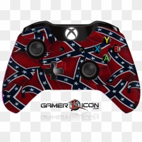 Xbox One Controller Png Transparent, Png Download - rebel flag png