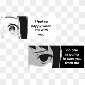 #anime #quote #quotes #yandere #blackandwhite #black - Poster, HD Png Download - anime lines png