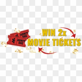 Movie Tickets Png - You Win Movie Tickets, Transparent Png - fake barcode png