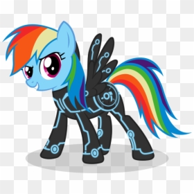 My Little Pony Tron, HD Png Download - tron legacy png
